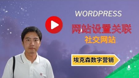 29.WordPress网站设置关联社交网站（elementor）-埃克森数字营销