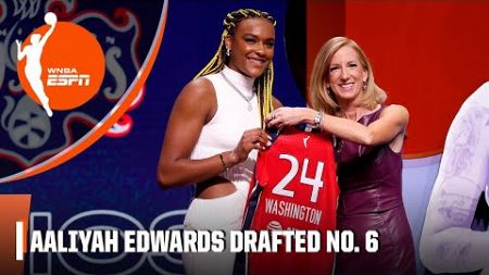 Aaliyah Edwards to the Washington Mystics with the No. 6 pick | WNBA Draft
