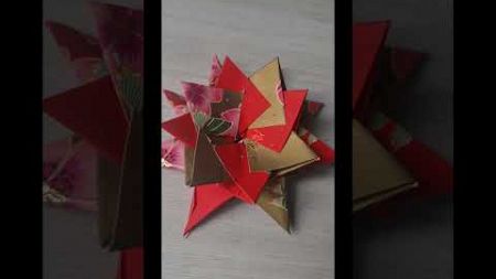 2 units Angpao flower decoration craft! 红包花(2个)装饰 #angpao #origami #diy #redpacket