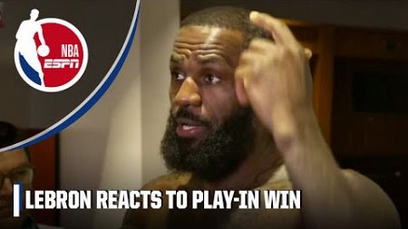 &#39;That was definitely a playoff game&#39; - LeBron James after close win vs. the Pelicans | SportsCenter