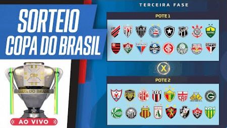 Sorteio 3ª fase da Copa do Brasil AO VIVO; veja o adversário do seu time - Imagens: CBF TV