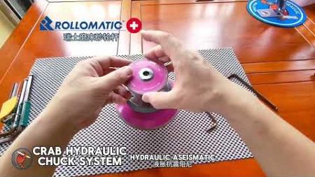 ROLLOMATIC HYDRAULIC ASEISMATIC 工具磨床液胀技术砂轮杆，抗震性更强。