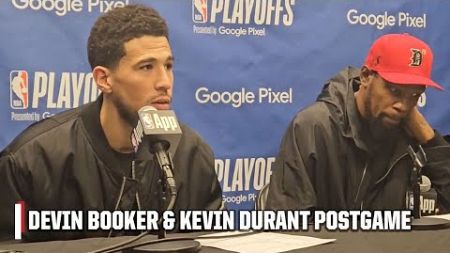 Devin Booker &amp; Kevin Durant on Suns&#39; tough Game 2 loss vs. Timberwolves | NBA on ESPN
