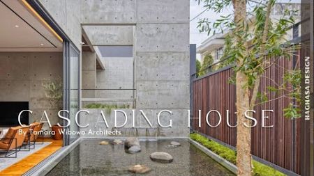 Concrete house design where cool air flows throughout the house