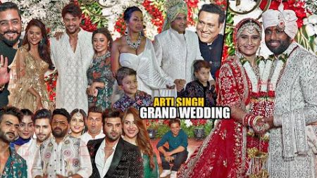UNCUT - Arti Singh weds Dipak Chauhan | Star-studded Wedding | Govinda, Kapil Sharma, Priyankit