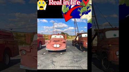 Tow Mater Car real in life 🤯🛻😱 on google earth and google maps 🌎 #sygoogleearth #shots #towmater