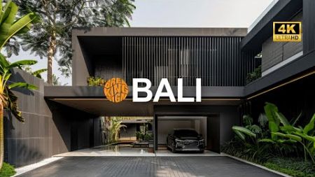 Bali Architecture: Modern-style Tropical House with Breathtaking Interior Design | Backyard Oasis
