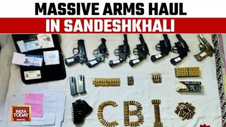 CBI Seizes Arms, Ammunition From Sandeshkhali, Arms Cache Includes Foreign-Made Revolvers, Pistols