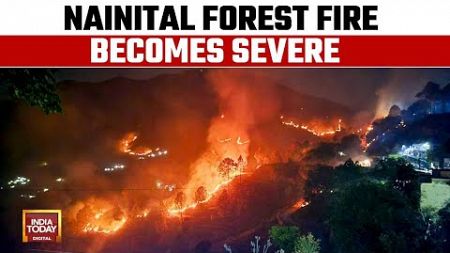 CM Dhami To Chair Key Meet On Nainital Forest Fire As It Poses Threat To Residents Of Nainital