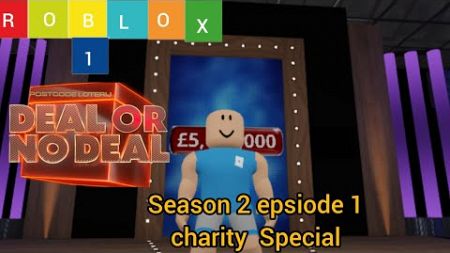 postcode loterij deal or no deal // season 2 // episode 1 charity special // roblox 1//