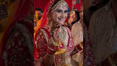 Beautiful bride #artisingh enters with all her grace #shorts #wedding