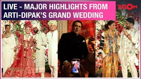 LIVE- Arti Singh&#39;s GRAND wedding ceremony highlights: Govinda&#39;s reaction, Krushna Abhishek EMOTIONAL