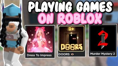 Playing Games On Roblox