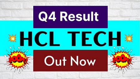 HCL Tech q4 results • HCL Tech q4 results 2024 • HCL Tech share latest news • HCL Tech share news