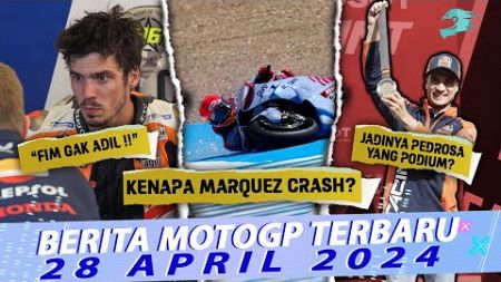 Penyebab Marc Marquez Crash 🫣 Mir Ngamuk Ke Marquez Karena Ditabrak 😡 Dani Pedrosa Sabet Podium
