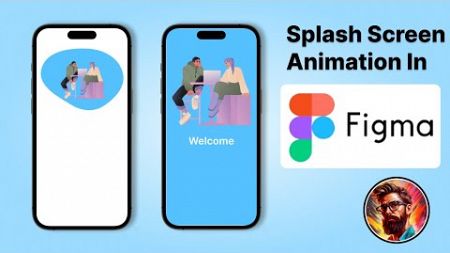How to create a splash screen animation for your web and app designs in #figma in less than a minute