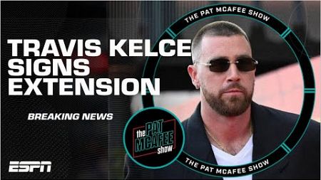 🚨 BREAKING NEWS! 🚨 Travis Kelce becomes HIGHEST-PAID TE in history! | The Pat McAfee Show