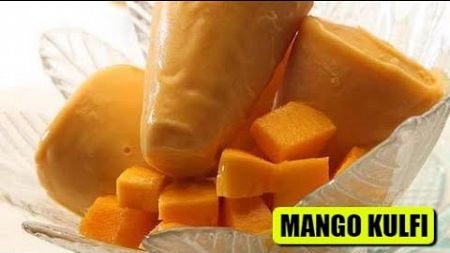 Easy No Cook Mango Kulfi || Mango Kulfi Recipe || Food Blogging World || Mango Kulfi Street Food ||