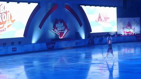 Александра Трусова с показательным выступлением на Кубке Московского спорта по фигурному катанию.