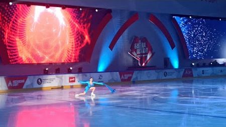 Алина Загитова с показательным выступлением на Кубке Московского спорта по фигурному катанию.