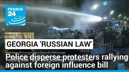 Crackdown on &#39;Russian-law&#39; protesters in Georgia • FRANCE 24 English