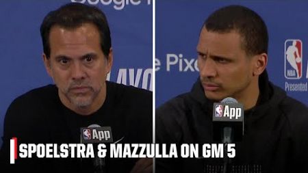 Erik Spoelstra and Joe Mazzulla react to the Celtics eliminating the Heat | NBA on ESPN