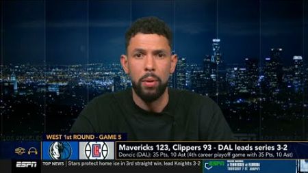 &quot;George &amp; Harden are not real!&quot; - Austin Rivers reacts to Mavericks 123-93 win over Clippers in Gm 5