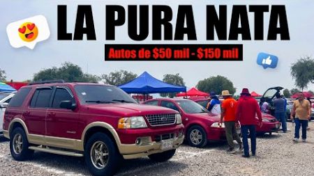 La Pura NATA, autos de $50 a $150 mil pesos, esto puedes comprar en el tianguis de Actopan !