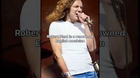 Robert Plant: Led Zeppelin #inspiration #singer