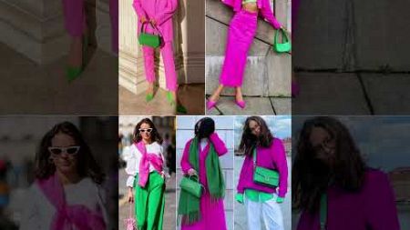 Стильные сочетания с розовым цветом 🌸 #мода #стилист #стиль #одежда #сочетаниецветов #стильныйобраз
