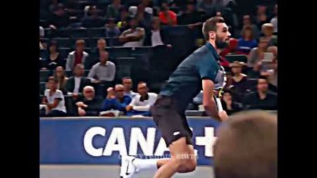 The GREATEST drop volley you&#39;ll ever see from paire #tennis