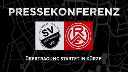 🔴 RE-LIVE: Pressekonferenz nach dem Spiel SV Sandhausen - Rot-Weiss Essen