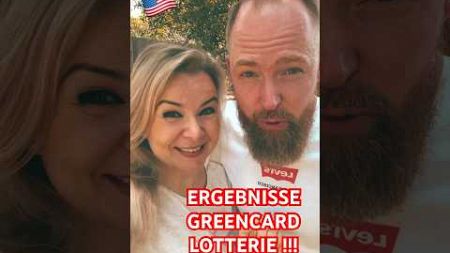 Die Ergebnisse der GREENCARD LOTTERIE sind da!!! 🇺🇸🎉 Link unten ⬇️ #dv2025 #greencard #auswandern