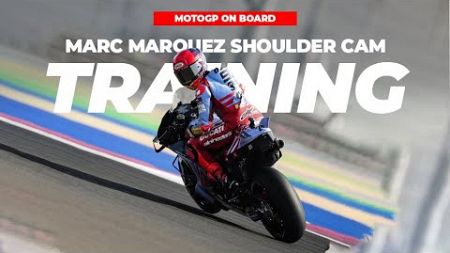Marc Marquez Shoulder Cam Training Assen - Update MotoGP On Board