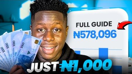 How To Make Money Online in Nigeria with Just 1000 Naira (THIS IS EASY!) | Make Money Online 2024