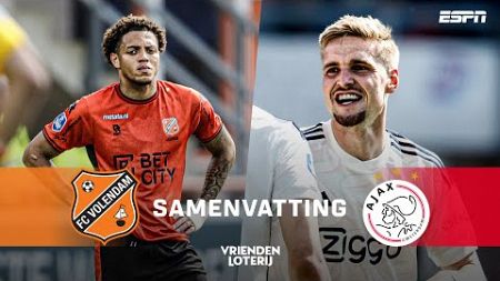 ✌️⚽ TWEE GOALS VAN KENNETH TAYLOR &amp; DEGRADATIE FC VOLENDAM… 📉 | Samenvatting FC Volendam - Ajax