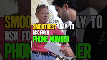 Asking for the number! #sales #phonenumber #doortodoor