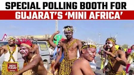 Special Polling Booth For &#39;Gujarat&#39;s &#39;Mini Africa&#39;, People Celebrate Their Voting Experience