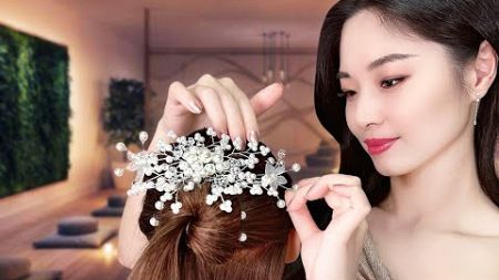 [ASMR] Doing Your Wedding Hair ~ Chinese &amp; Western Styles