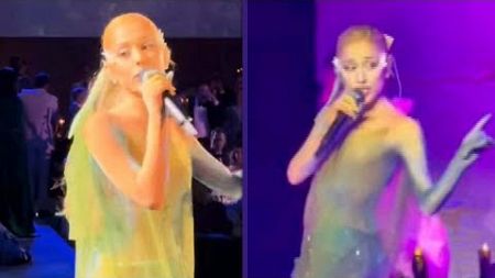 Watch Ariana Grande&#39;s Surprise Performance Inside 2024 Met Gala