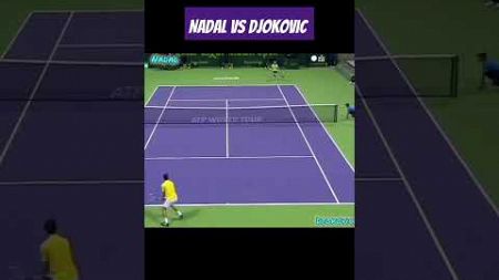 Nadal vs Djokovic #tennis 🎾👍