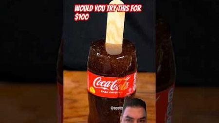 Would you try this for $100 Reaction 🤑😂 #reaction #food #satisfying #oddlysatisfying #shorts
