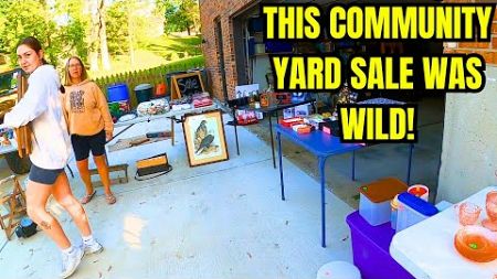WE FOUND $3,327 IN VALUE AT THESE GARAGE SALES