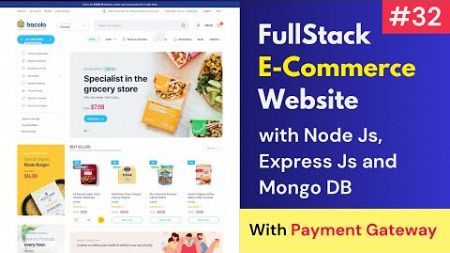 #32 Full Stack E-Commerce Website Using React JS, MongoDB, Express Js, Node Js , Material UI 2024 🔥