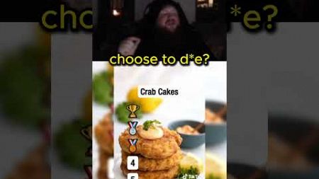 CaseOh Ranking Food That He Loves And Hates 😭 #caseoh #meme