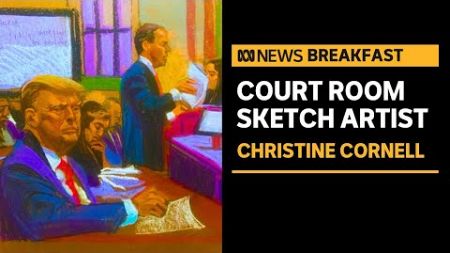 What&#39;s it like to be a courtroom sketch artist during Donald Trump&#39;s trial? | ABC News
