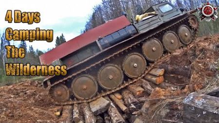 4-Day Hardcore Tank Camping On The Russian Taiga #tank #survival #camping
