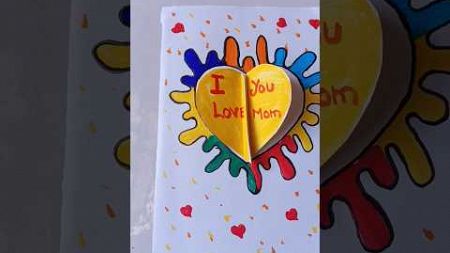 mother&#39;s day special craft ideas for kids #easy paper art craft ideas #viral #reels #viral craft art