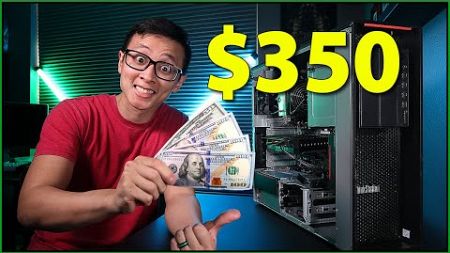SUPER EASY $350 Budget Gaming PC