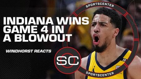 Pacers dominate Knicks in Game 4 to even series 🔥 Brian Windhorst reacts | SportsCenter